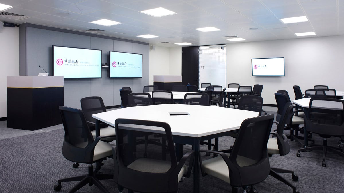 Theatre style training rooms provide 'state-of-the-art' audio-visual media systems